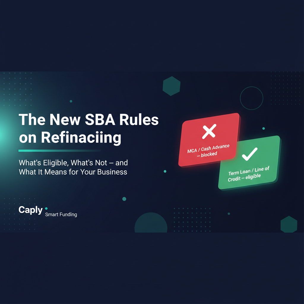 SBA refinancing rules
